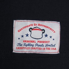 The Fighting Panda Shirt Mens Small Blue Long Sleeve T Shirt Pullover Cotton