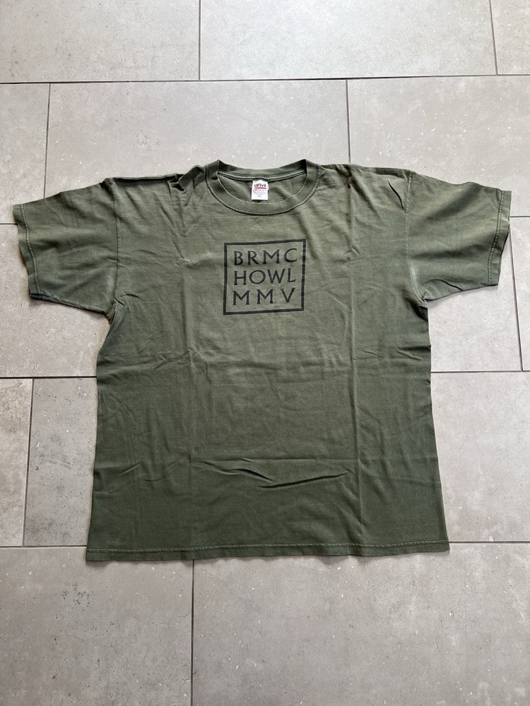 Vintage Black Rebel Motorcycle Club BRMC Howl Album Concert Tour Tee Shirt Sz XL