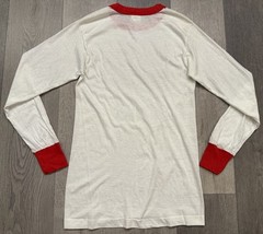 Louisiana Exposition x Tee Jays White/Red Long Sleeve Ringer T-Shirt – Small