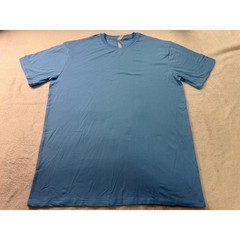 Royal Avalon Mens XL Bamboo Cotton UPF 50+ Sun Protection T-Shirt Sky Blue
