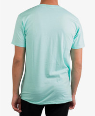 Neff Mens Size Small Unicorn Pocket T-Shirt Short Sleeve Celadon Blue Cotton 326