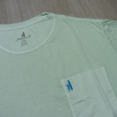 JOHNNIE O Mens L LARGE T SHIRT DALE 2.0 PISTACHIO GREEN SHORT SLEEVE GOLF TEE