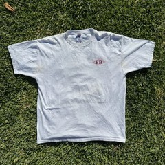 Vintage Flat Broke Graphic T-Shirt XXL White