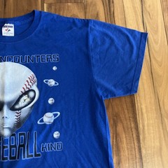 Alien Baseball T-shirt Sz: Large Jerzees Tee Shirt Occult UFO Y2K Unique Sports