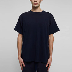 Fear Of God Shirt Mens L Navy Blue 7 Back Graphic Made USA Cotton