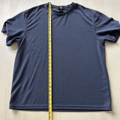 Calvin Klein Shirt Mens XL Blue Textured Striped Modal Blend Casual Tee T-Shirt