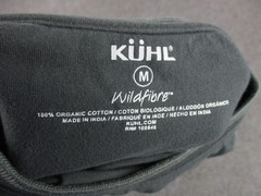 Kuhl Shirt Mens Medium Gray Kommando Wildfibre Long Sleeve Pocket Zipper Hiking