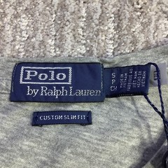 Polo Ralph Lauren Mens Custom Slim Fit RL Graphic T-Shirt Grey Size S NWT