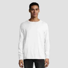ComfortWash by Hanes Men Garment Dyed Short Sleeve TShirt White Large