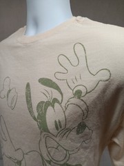 DISNEY MENS SMALL GOOFY “THE UNDERDOG ALWAYS COMES OUT ON TOP” T-SHIRT
