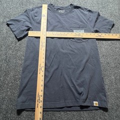 Carhartt Mens Relaxed Fit Pocket T-Shirt Gray Graphic 1889 Tee TK6148-M Small