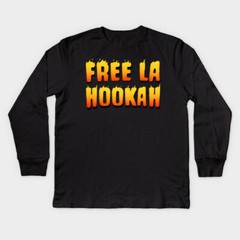 BAD BUNNY FREE LA HOOKAH L/S MEN’S BLACK SHIRT ASSORTED SIZES NEW
