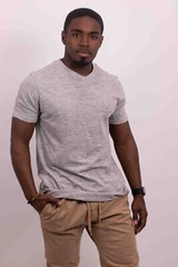 Men’s V-Neck T-Shirt Tri-Blend