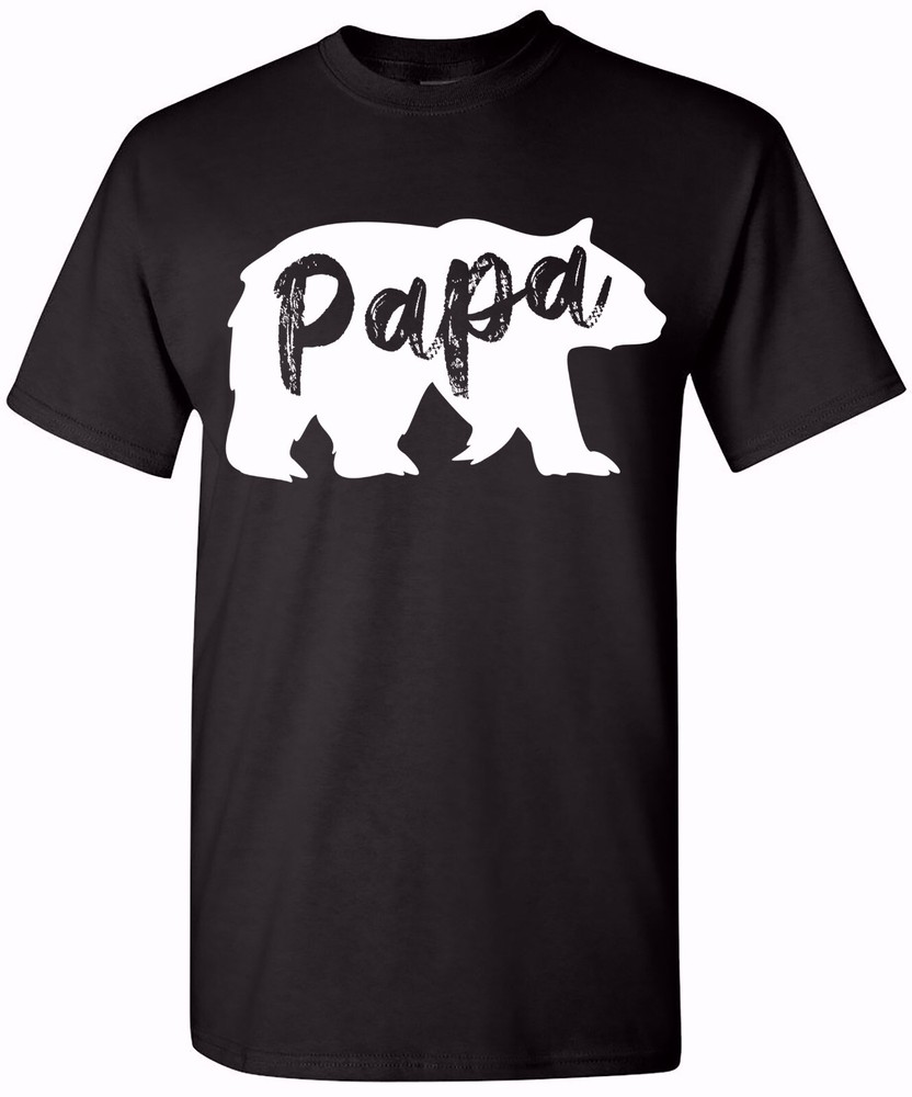 Papa Bear Funny T-Shirt Cotton T-Shirt for Dad – Stylish Everyday Wear