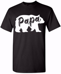 Papa Bear Funny T-Shirt Cotton T-Shirt for Dad – Stylish Everyday Wear