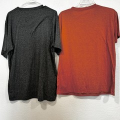 Couples Thanksgiving Tees Two Matching Holiday T-Shirts Mens Large & Womens Med