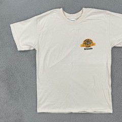 Vintage Gildan L Ivory White T Shirt Smokin Ass Cigars Orlando Fine Leaf Tobacco