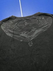 C.P. Company BIG LOGOMen’s Black T-Shirt Goggle Print Back Logo Spellout Graphic