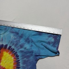 SunDog Tie Dye Peace Sign T-Shirt L Signed Cindy Sheehan Anti-War Made in USA