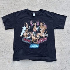 2007-08 WWE Hybrid Tees ECW Raw Smack Down Black T-shirt Youth Large Undertaker