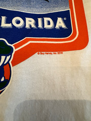 Guy Harvey University of Florida Gators White T-shirt Sz XL Black Marlin 2016