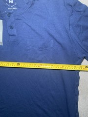 Post Shoulder Surgery Shirt for Men Full Snap Open Tear Away Short Sleeve Large