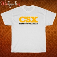CSX Transportation Railroad Logo Black/Grey/Navy/White Size S-5XL Unisex T-Shirt