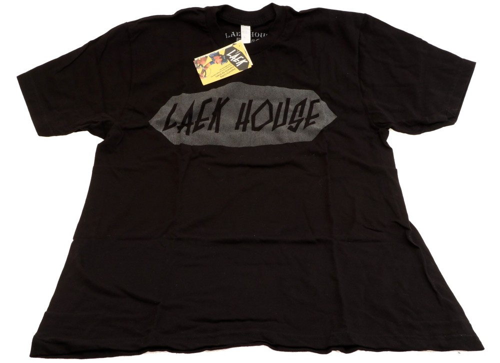 Laek House Cycling T-Shirt Combed Cotton 2010 NEW Black Reflective Logo S/M/XL
