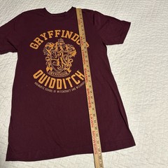 Harry Potter Adult T-Shirt – Gryffindor Quidditch Crest Logo- Small