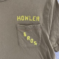 Howler Bros T Shirt Mens Medium Green Cactus Pocket Graphic Austin Texas Outdoor