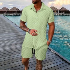 6 colors European and American new summer men’s fashion pure color casual