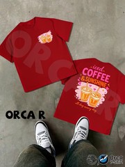Y2K 100% Cotton Mens T-Shirt Street Iced Coffee Beach Outdoor Gift