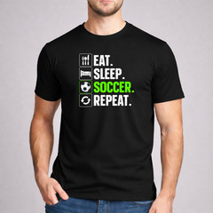 Soccer Shirt Funny Sarcastic Soccer Routine Art Graphic Men Boys Sport Fan
