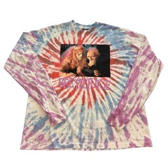 Beetlejuice Shirt Tie Dye Long Sleeve Unisex XL Graphic Print Cotton Tee