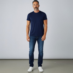 Mens T shirt Plain Essential 100% Cotton Short Sleeves Quality Solid Tee 3 Pack