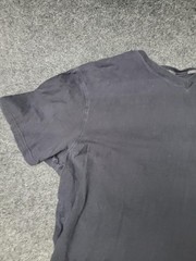 Under Armour Shirt Mens Large Black HeatGear Logo Crew Neck Moisture Wicking