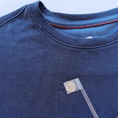 Tommy Bahama Shirt Mens Large Blue TENCEL Modal Blend Crewneck Tee Performance