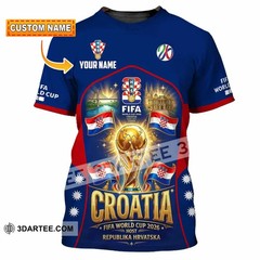 Unisex 3D Shirt – Custom Croatia World Cup 2026 Shirt VK13805