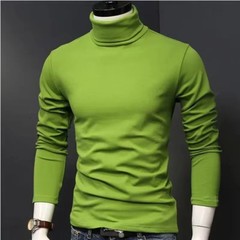 Sweatwear Mens Anti-pilling High Quality Knitted Turtlene Sweater Slim Fit Lon