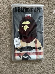 A Bathing Ape BAPE Ape Head Graphic Tee Black Men’s L Crew Neck Cotton