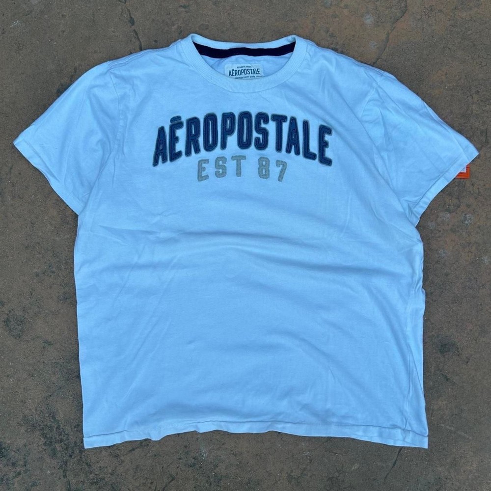 Aeropostale Vintage Y2K Est 87 Logo T-Shirt XXL