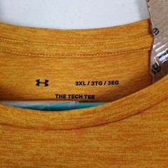Under Armour Training Tech 2.0 Tee Men’s Size 3XL Mustard Yellow Short Sleeve