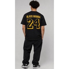 Kobe Bryant Black Mamba Lakers Tribute T-Shirt Black Mens Medium 1978-2020 8 24