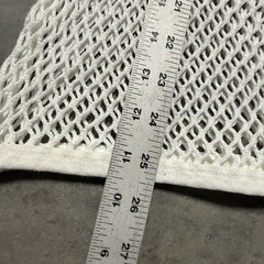 Scandinavian Knitters Small 34-36 Mens Vintage Fishnet Top 1960’s Open Knit