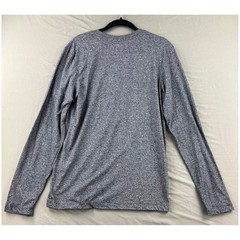 Nike Marled LS Tee Men Small Navy Blue NWT Long Sleeve Crewneck Swoosh M12792