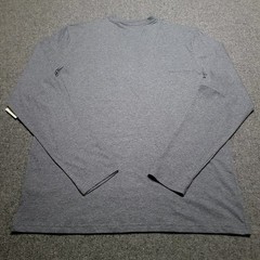 Pact Shirt Mens Large Gray Organic Cotton Softspun Long Sleeve Henley Casual