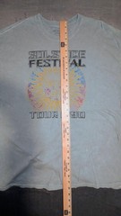 Solstice Festival Shirt Mens XL Green Tour 1990 Graphic Music Tee Mighty Fine
