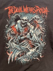 The Devil Wears Prada Band Tee Shirt Mens M Black Metalcore Screamo Graphic