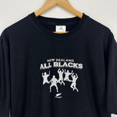 Adidas New Zealand All Blacks Rugby Graphic T-Shirt Black Mens XL