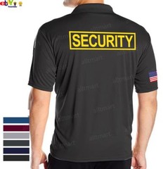 NEW MEN’S PRINTED GRAPHIC DESIGN SECURITY DRIFIT GIFT ATHLETIC SPORTSWEAR POLO